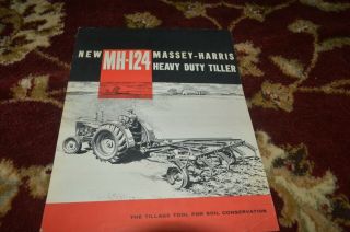 Massey Harris 124 Heavy Duty Tiller Brochure Fcca