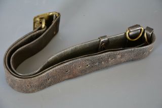 People ' s Army of Vietnam (NVA) and VC Leather Belt with Star Brass Buckle 3