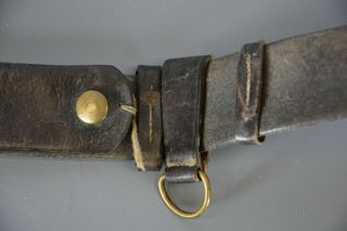 People ' s Army of Vietnam (NVA) and VC Leather Belt with Star Brass Buckle 5