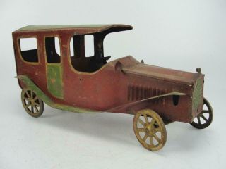1916 Dayton Ohio Tin Friction Limousine Touring Car Hill Climber Toy
