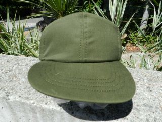 Vintage U.  S.  Military,  Fieldhat Hat,  Olive Drab,  Vietnam Era,  Sz7