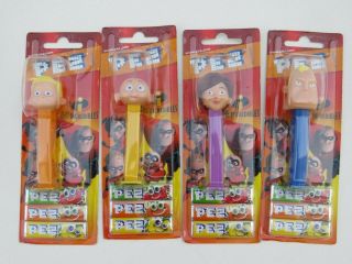 Pez Toy Candy Dispenser Disney The Incredibles No Mask Hungary Slovenia Movie