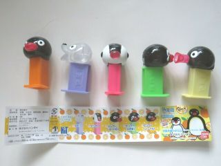 Pez Dispenser Candy Japanese Bandai Pingu Penguin Pygos Group Cartoon Animation