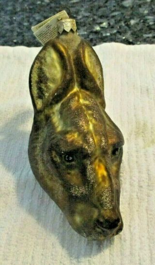 Slavic Treasures Christmas Ornament - Kangaroo Head W Tag