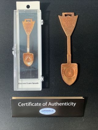 Hoover Dam Usa Steve Liguori Official Authentic 100 Copper Spade Collector
