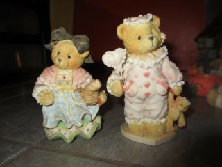 2 Cherished Teddies Figurines Claudette & Jilly