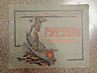 1899 Souvenir Photo Book Of Mackinac Island By W H Gardiner