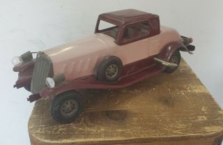 Great 1932 Girard - Pierce Arrow " Pikes Peak " Pressed Steel Wind - Up Toy Car