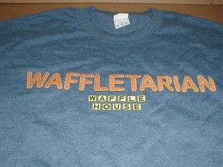 Waffle House 3x Xxxl T - Shirt Breakfast Coffee Restaurant Logo