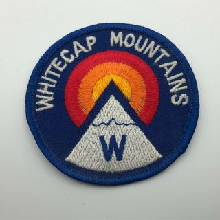 Vintage Whitecap Mountains Ski Resort Upson Wisconsin Skiing Patch 3 " B8