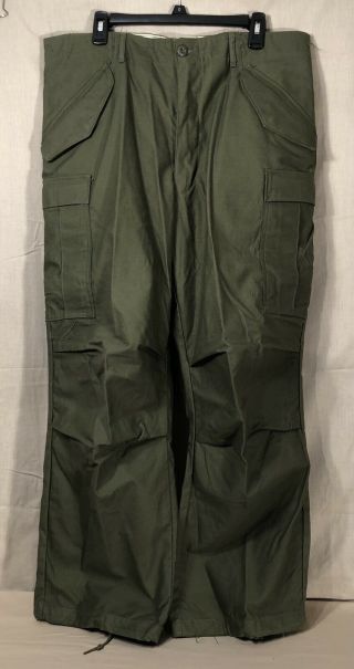 Vietnam Era Men’s M - 65 Field Trousers Dated 67