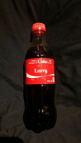Share A Coke With Larry Canada Exclusive Holiday Edition 2018