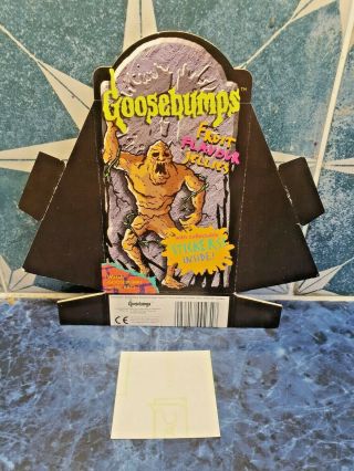 Rare Bonbon Goosebumps Mud Monster Promo Advertising Fruit Jellies Box & Sticker 2