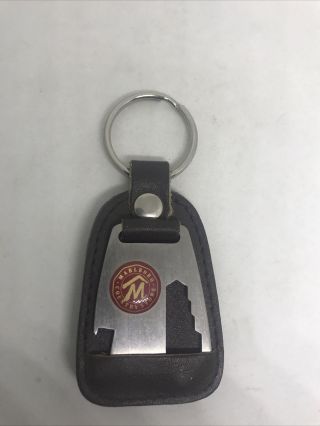 Vintage Marlboro Country Store Bottle Opener Leather Key Chain & Multi Tool.