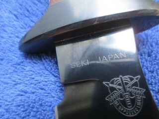 SOG SEKI JAPAN KNIFE 5TH SPECIAL FORCES GROUP DAGGER AND SHEATH 3