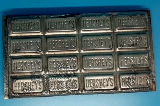Vintage Metal Hershey’s Chocolate Bar Mold