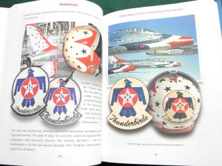 " Red Helmet " Usaf Thunderbirds P - 3 Toptex Gentex Jet Pilot Flight Reference Book