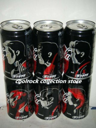 2019 Taiwan Coca Cola Zero Avengers 6 Cans Set 330ml Empty