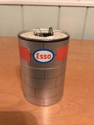 Vintage Esso Be A Cost Clipper Paper Clip Desk Holder Paperweight Advertising