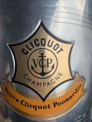 Vintage French Champagne Ice Bucket Cooler Made France Veuve Clicquot