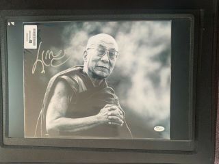 Dalai Lama 11 " X 14 " Black And White Photograph