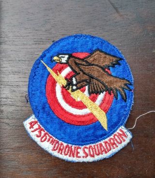 Rare Usaf Vietnam 4756th Drone Squadron Pocket Flight Suit Patch