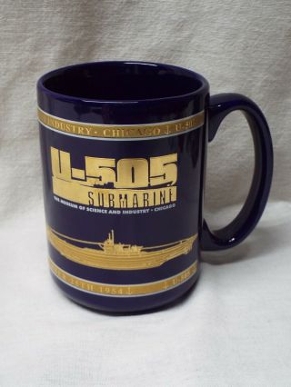 U - 505 Submarine Museum Of Science & Industry Chicago Souvenir Ceramic Mug