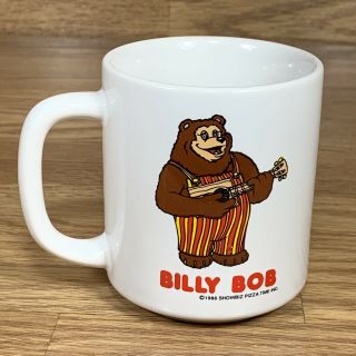 1980s Showbiz Pizza Place Billy Bob Ceramic Glass Coffee Mug Cup