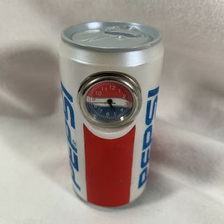 Pepsi Cola Can Mini Quartz Shelf Mantle Clock