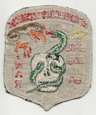 Vietnamese Made MACV SOG CCN Recon Team Connecticut Pocket Patch A Beauty 2