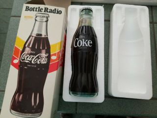 Vintage Early 1970s Coca - Cola Coke Bottle Am Radio