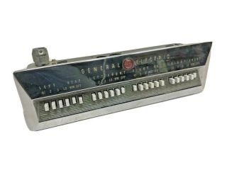 Vintage Ge Push Button Stove Control Oven Range Panel Part General Electric 50s