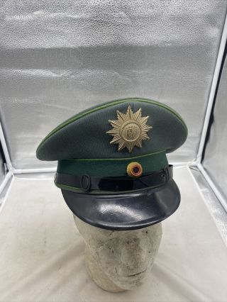 West German Police Visor Hat Size 57 1/2 (vb3193