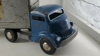 Vintage Smith Miller Lyon Van Line Truck &Trailer 1950s toy 2