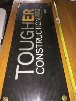 Double Sided Cub Cadet Tougher Construction Dealer ' s Hanging Sign Poster 32X12 3