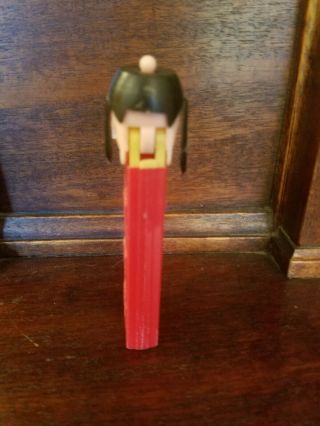 Vintage PEZ Dispenser Goofy with No Feet and Red Stem From Austria Missing Hat 3