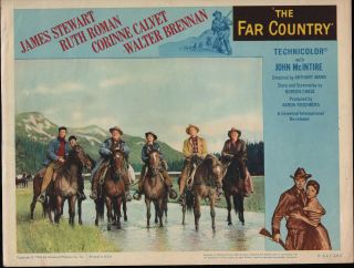 The Far Country Orig 11x14 Lobby Card Movie Poster James Stewart/alberta Canada