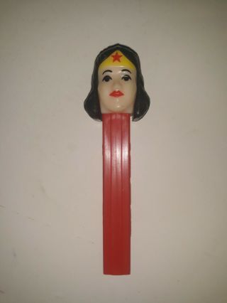 Vintage Wonder Woman Pez Hard Plastic Head No Feet