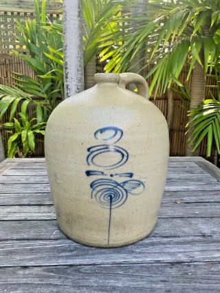 Collectible Antique 3 Gallon Stoneware Bee Sting Whiskey Jug