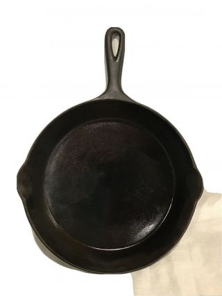 Unusual Rare No.  8 Marion Cast Iron Skillet With Erie Ghost Mark