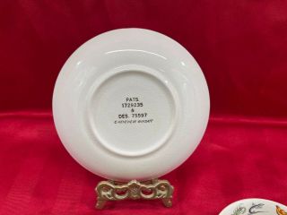 Genevieve Wimsatt Fortune Telling Teacup Saucer Set Patent 179235 from 1928 5
