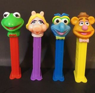Vintage Pez Dispensers The Muppets ✨1991 Retired 4 Piece Set ✨