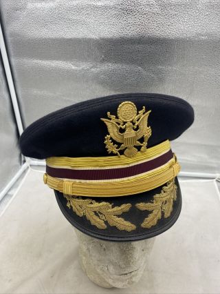 Us Army Officer Medical Dress Visor Hat (vb3164
