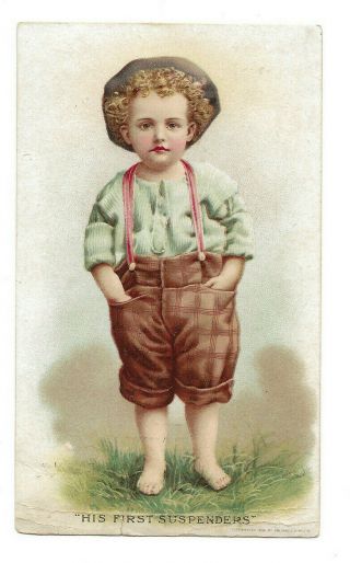 Hires Rootbeer - Soft Drink - H.  Gatie - Bedford Ma - Little Boy In Suspenders