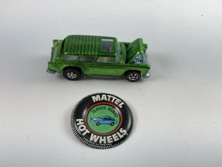 Hot Wheels Red Line 1969 Classic Nomad Us Light Green With Button.