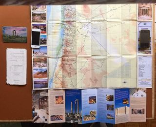 Maps,  Guides,  Postcards for Amman,  Jordan 2