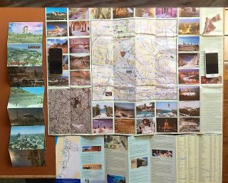 Maps,  Guides,  Postcards for Amman,  Jordan 3