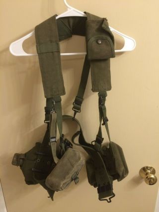 Special Forces Infantry Lrrp Sog M56 Combat Harness Field Rig Gear Ranger