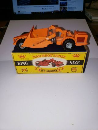 Vintage Diecast Matchbox Lesney King Size Allis Chalmers Earth Boxed