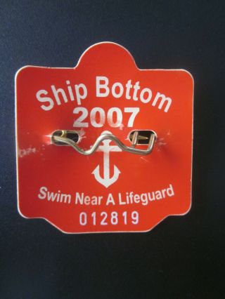2007 Ship Bottom Jersey Seasonal Beach Badge/tag 14 Years Old
